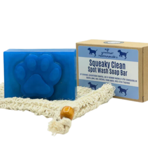 Squeaky Clean – Spot Wash Soap Bar & Sisal Bag
