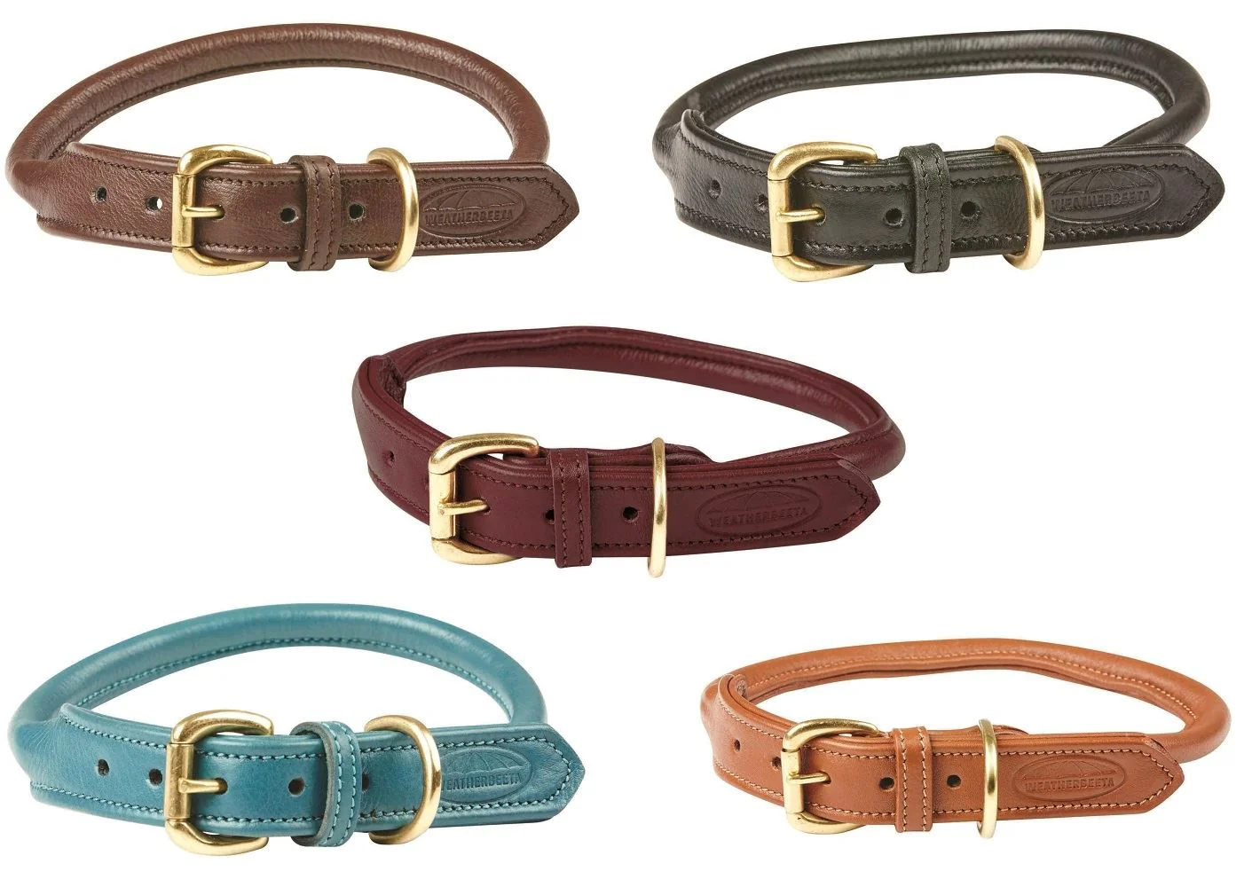 weatherbeeta Rolled leather dog collar - Image 2