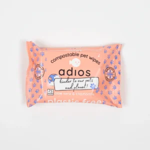 Adios compostable wet wipes