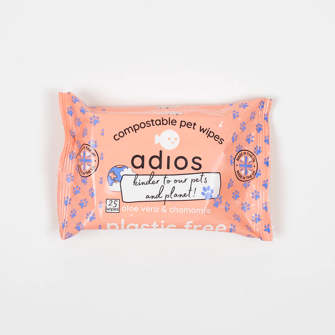 Adios compostable wet wipes
