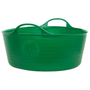 Gorilla Tub® Small Shallow 15 Litres | Heavy Duty Flexible Plastic Utility Tub