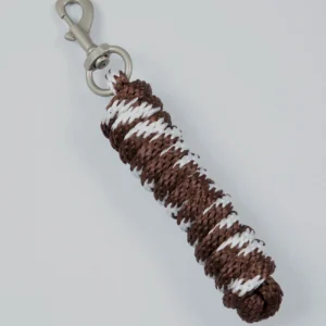 Horse Lead Ropes Brown/White