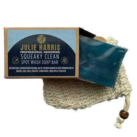 Squeaky clean spot wash soap bar